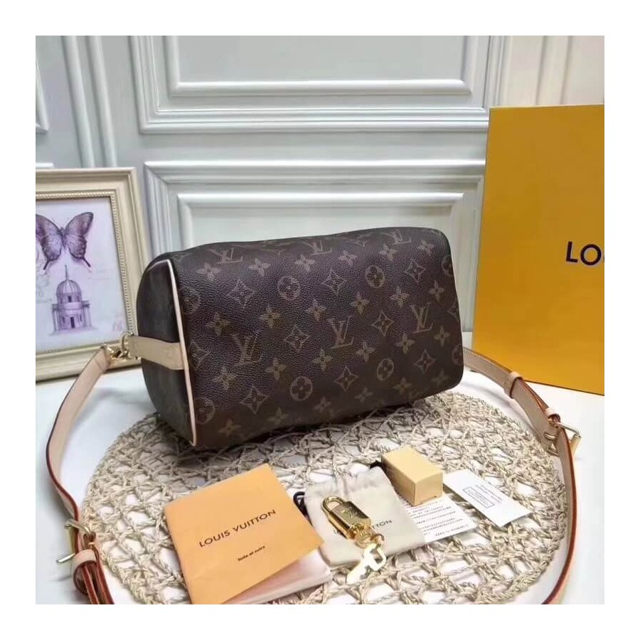 Louis Vuitton Monogram Canvas Speedy Bandouliere 25 M41113-8