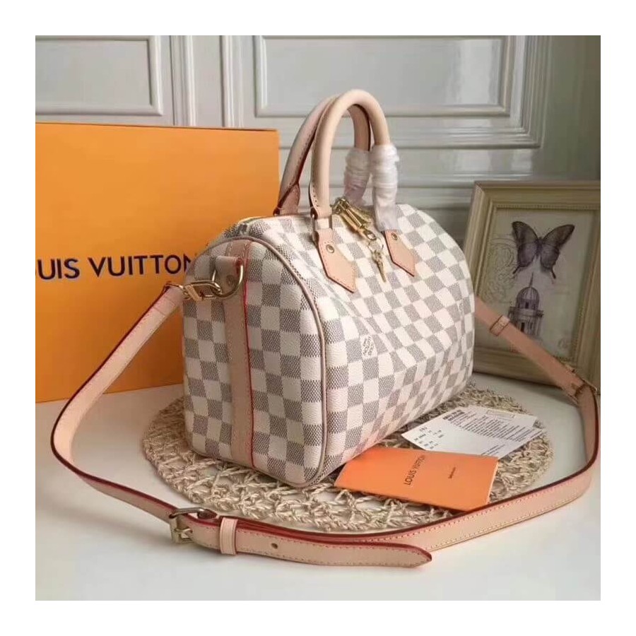 Louis Vuitton Damier Azur Canvas Speedy Bandouliere 25 N41374-2