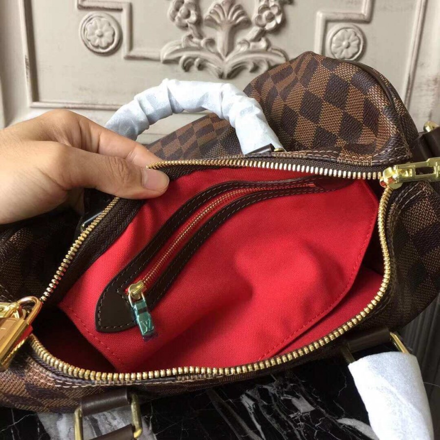 Louis Vuitton Damier Ebene Canvas Speedy Bandouliere 35 N41366-7
