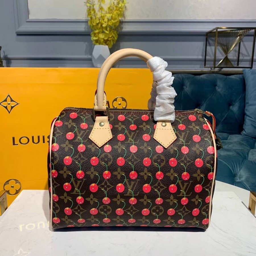 Louis Vuitton Monogram Cerises Speedy 25 M41108-1