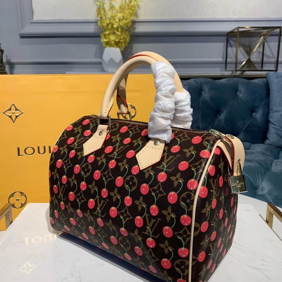 Louis Vuitton Monogram Cerises Speedy 25 M41108-2