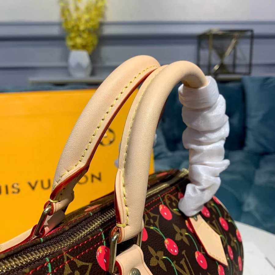Louis Vuitton Monogram Cerises Speedy 25 M41108-6