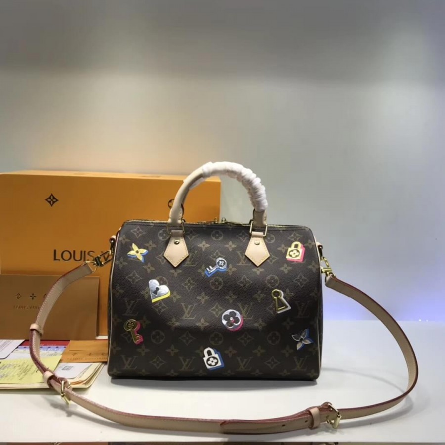 Louis Vuitton Monogram Canvas Speedy Bandouliere 30 M44365-6