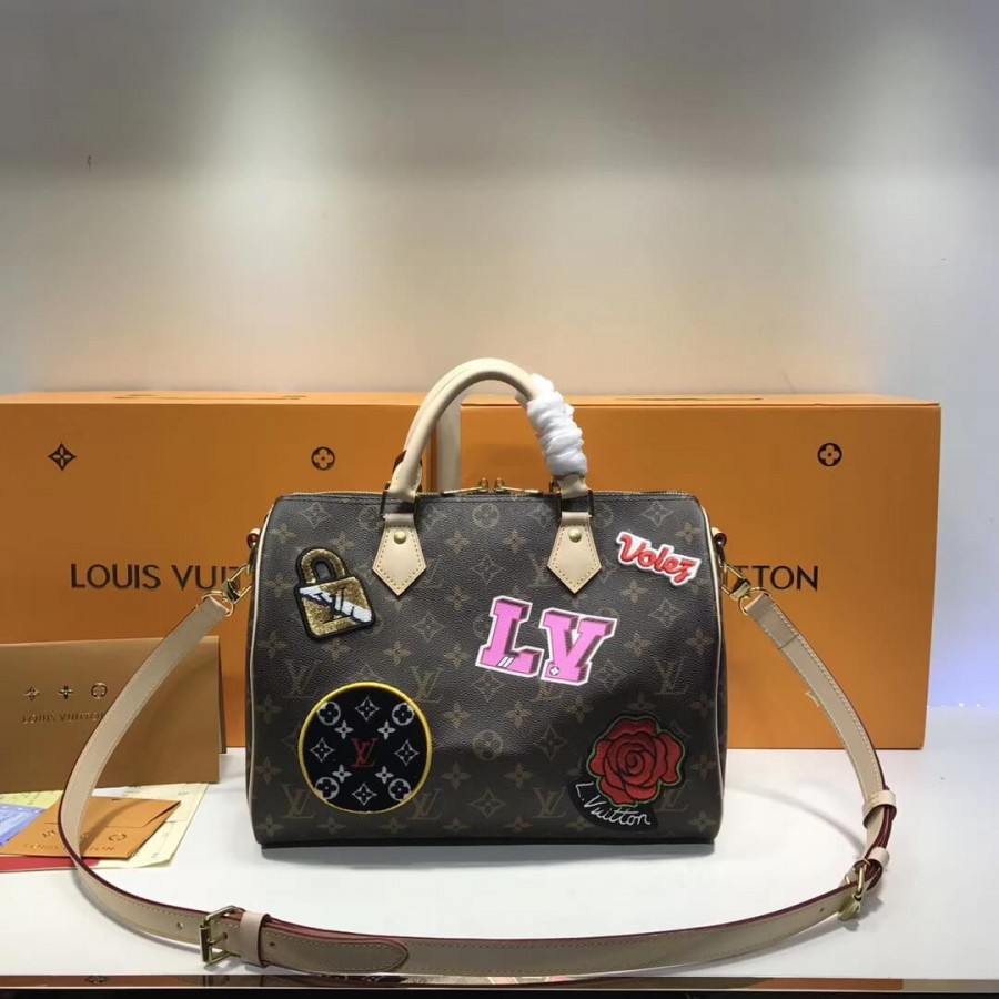 Louis Vuitton Monogram Speedy Bandouliere 30 M43989-1
