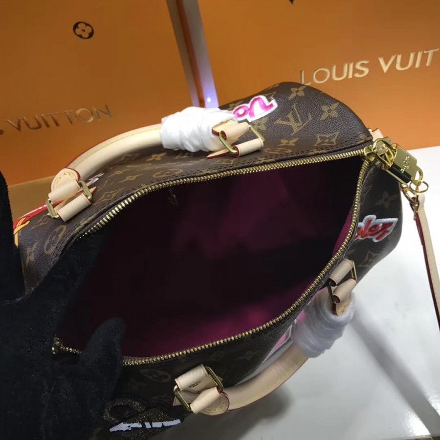 Louis Vuitton Monogram Speedy Bandouliere 30 M43989-8