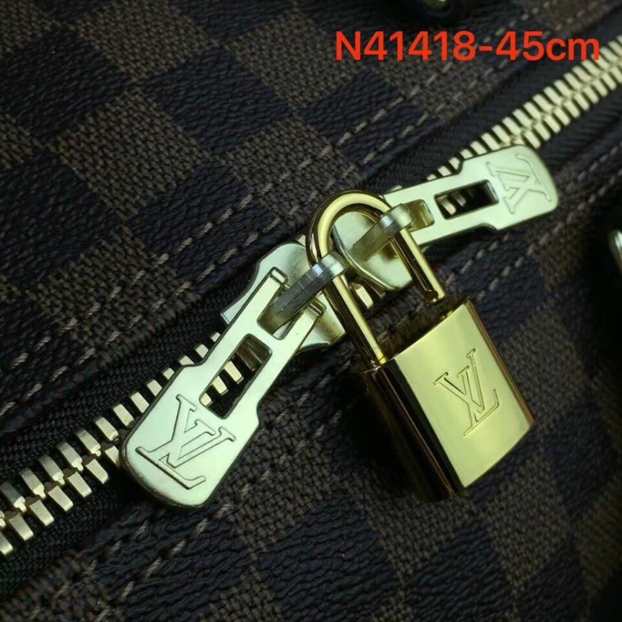 Louis Vuitton Damier Ebene Canvas Keepall Bandouliere 45 N41428-2