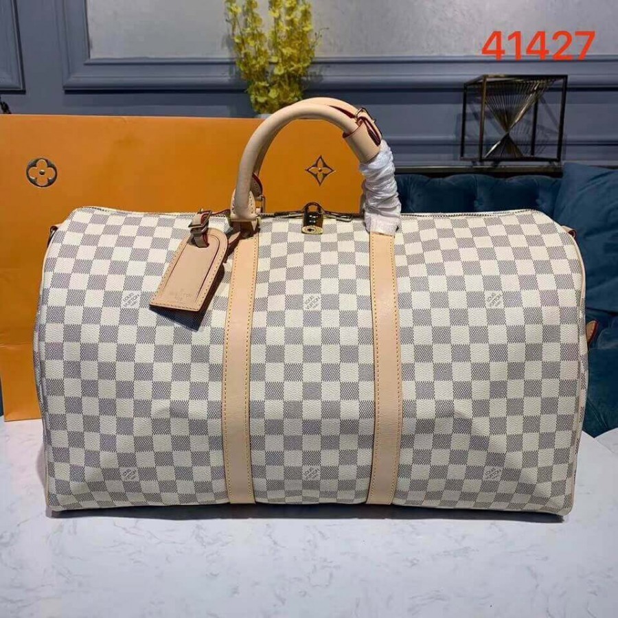 Louis Vuitton Damier Azur Keepall Bandouliere 50 N41427-1