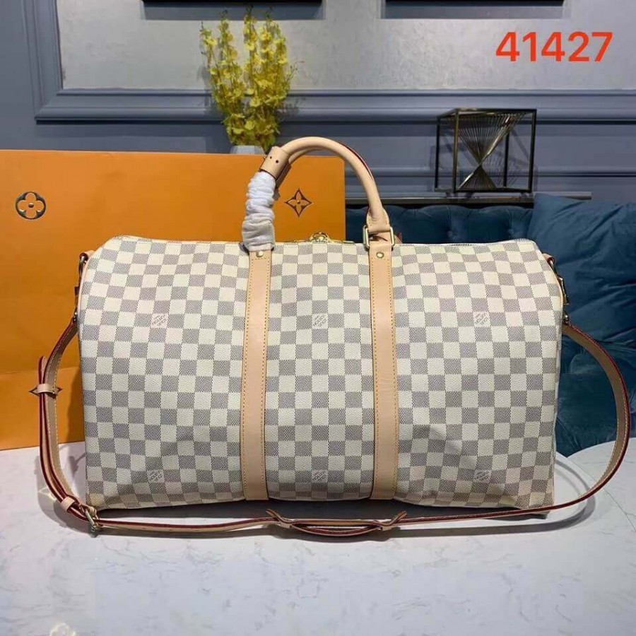 Louis Vuitton Damier Azur Keepall Bandouliere 50 N41427-3