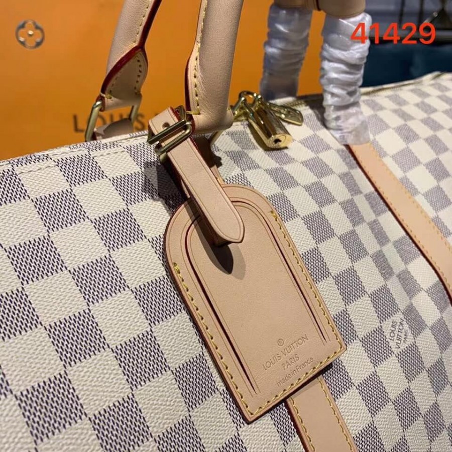 Louis Vuitton Damier Azur Keepall Bandouliere 55 N41429-4