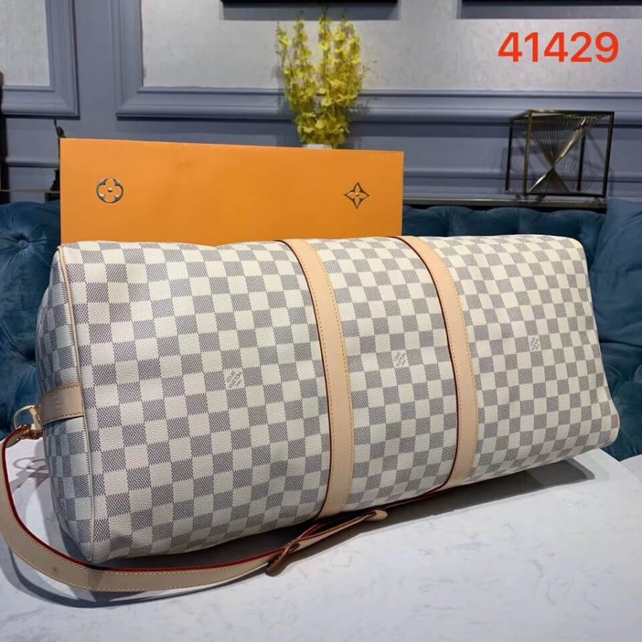 Louis Vuitton Damier Azur Keepall Bandouliere 55 N41429-5