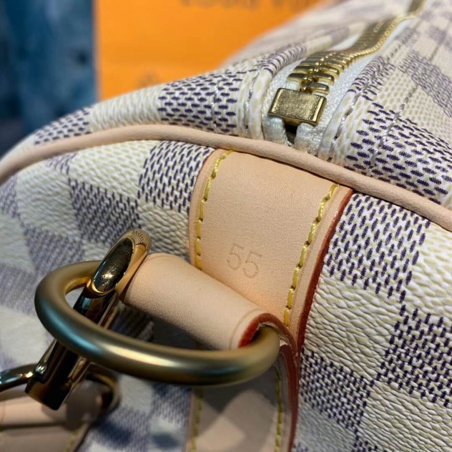 Louis Vuitton Damier Azur Keepall Bandouliere 55 N41429-7
