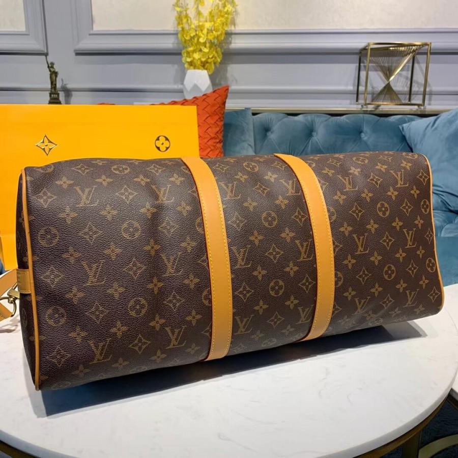 lienzo de louis vuitton monogram keepall bandouliere 50 m44474-3