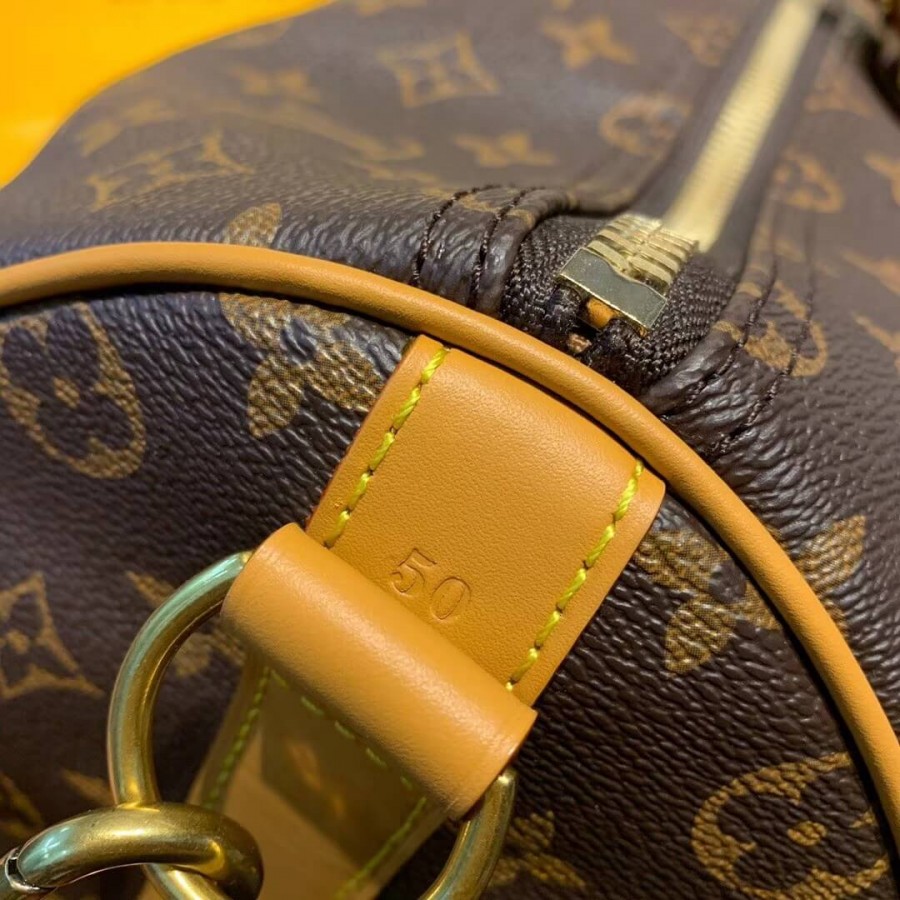 lienzo de louis vuitton monogram keepall bandouliere 50 m44474-4