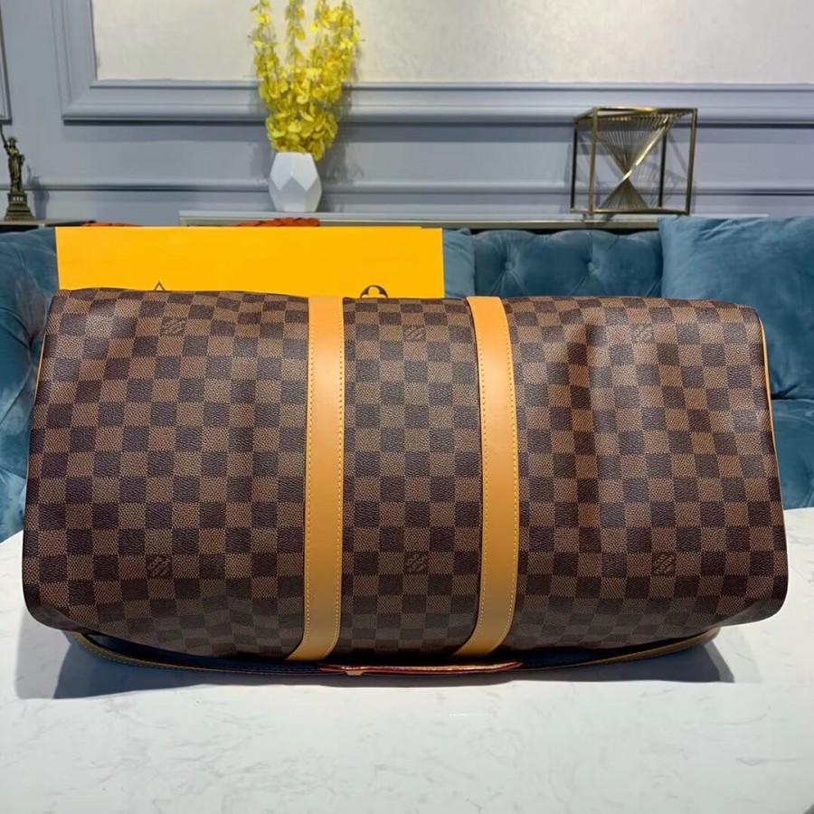 Louis Vuitton Damier Ebene Canvas Keepall Bandouliere 50 N44478-4