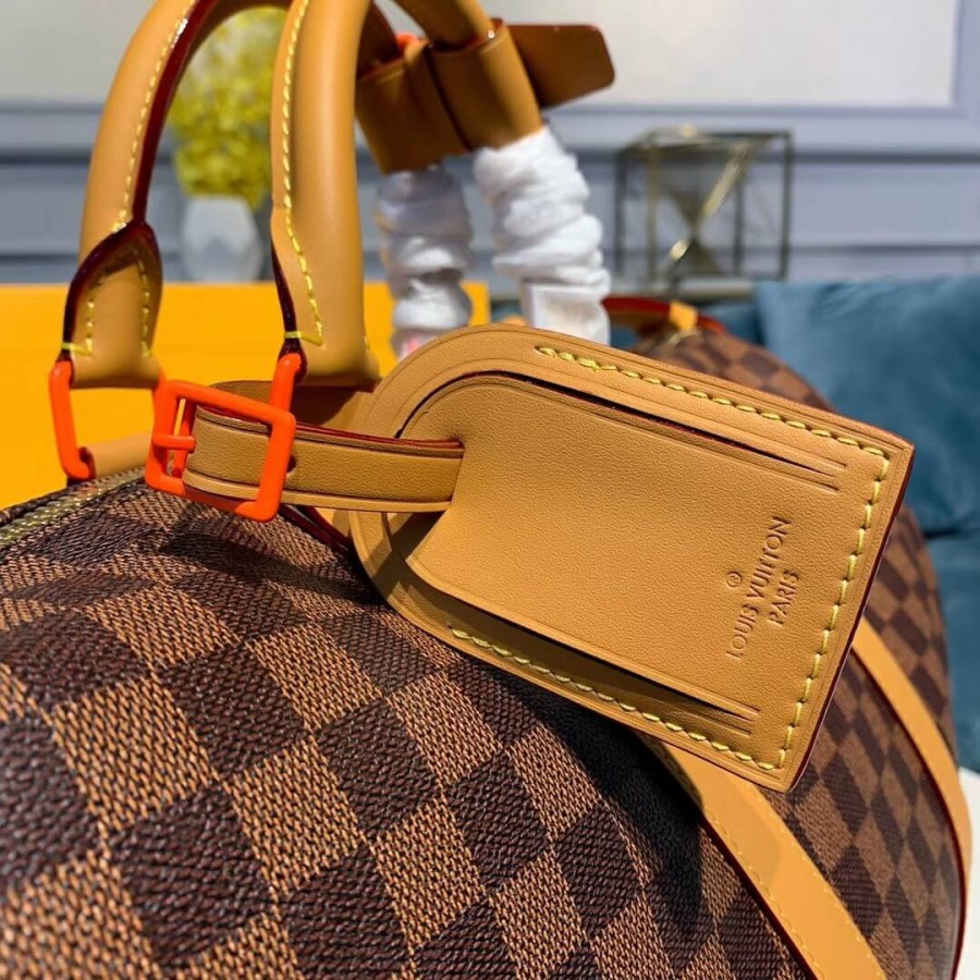 Louis Vuitton Damier Ebene Canvas Keepall Bandouliere 50 N44478-5