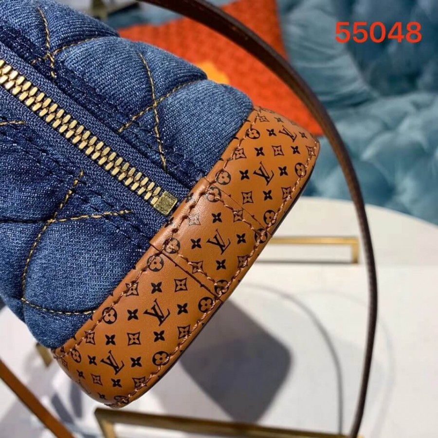 Louis Vuitton Denim Raw Alma BB M55048 Azul-4