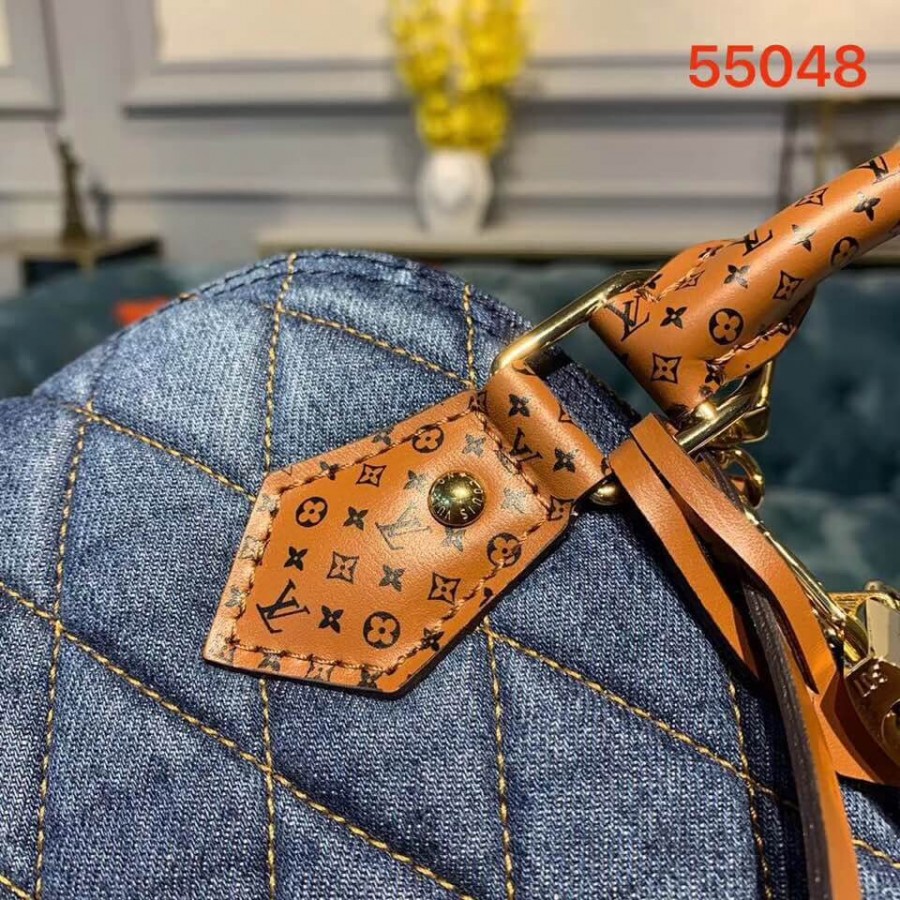 Louis Vuitton Denim Raw Alma BB M55048 Azul-7