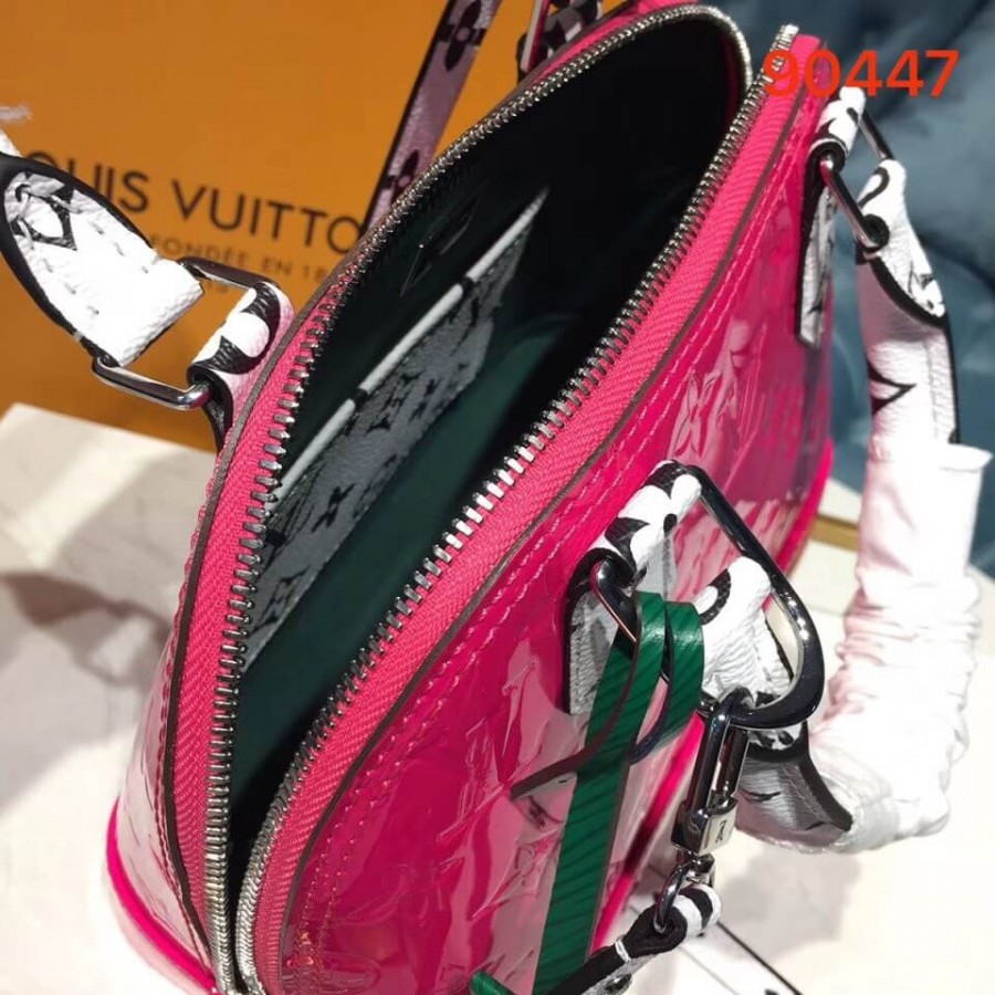 Louis Vuitton Monogram Vernis Alma BB M90447-7