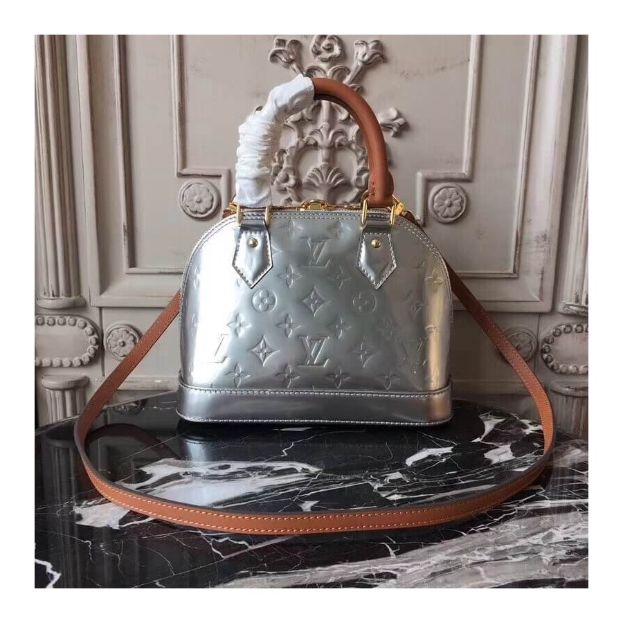 Louis Vuitton Monogram Vernis Alma BB M91606-3