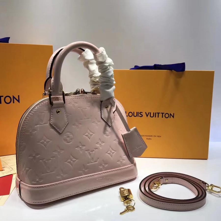 Louis Vuitton Monogram Vernis Alma BB M50415-6