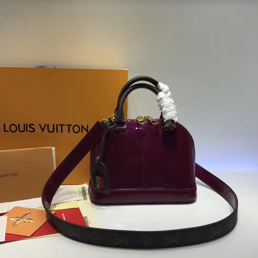Louis Vuitton Patent Leather Alma BB M54785-1
