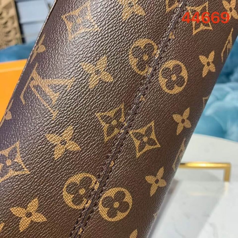 LUNIS VUITTON Monogram Canvas Cluny MM M44669-5