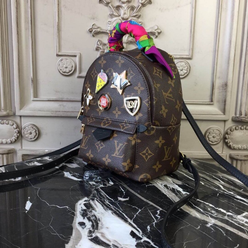 Louis Vuitton Monogram Canvas Palm Springs Mochila Mini M41562-1-1