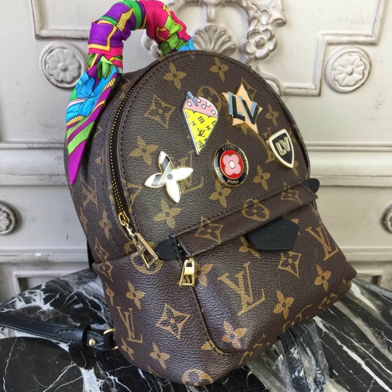 Louis Vuitton Monogram Canvas Palm Springs Mochila Mini M41562-1-3