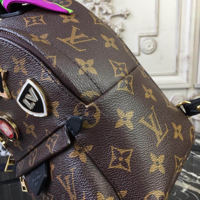 Louis Vuitton Monogram Canvas Palm Springs Mochila Mini M41562-1-4