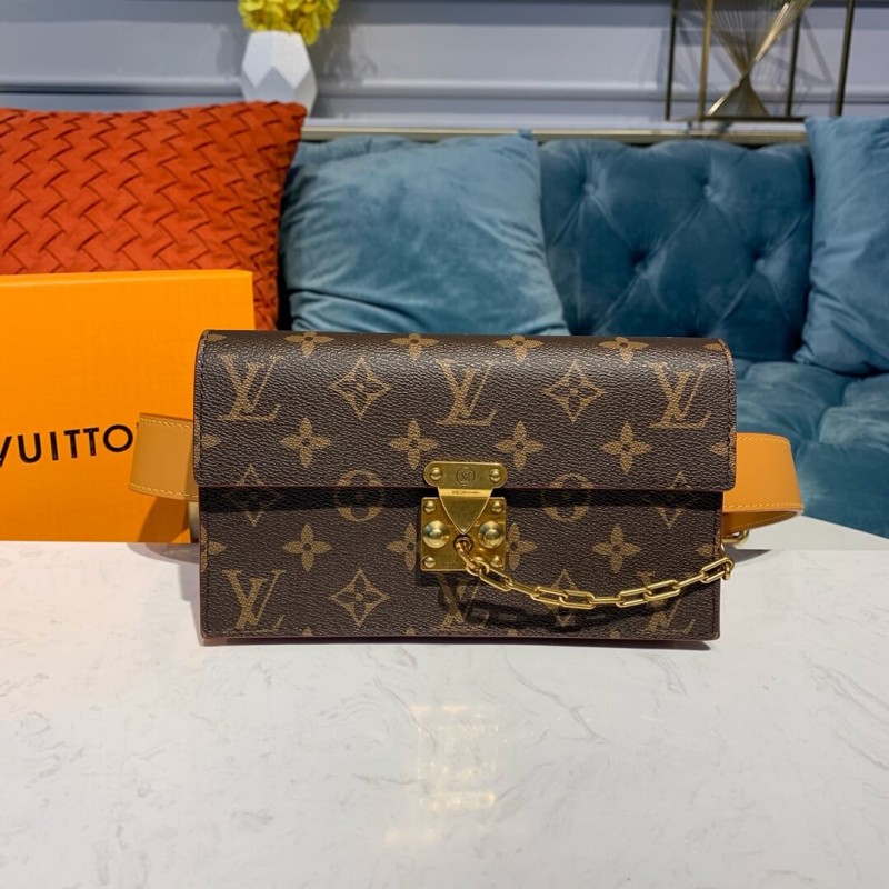 Bolsa de cinturón de lienzo de Louis Vuitton Monogram SPon-1