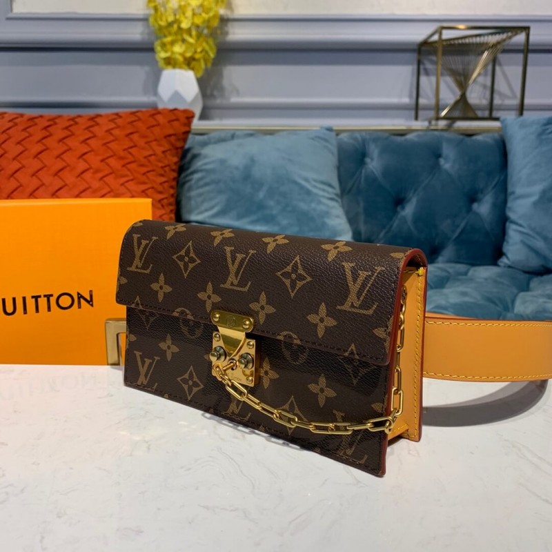 Bolsa de cinturón de lienzo de Louis Vuitton Monogram SPon-2