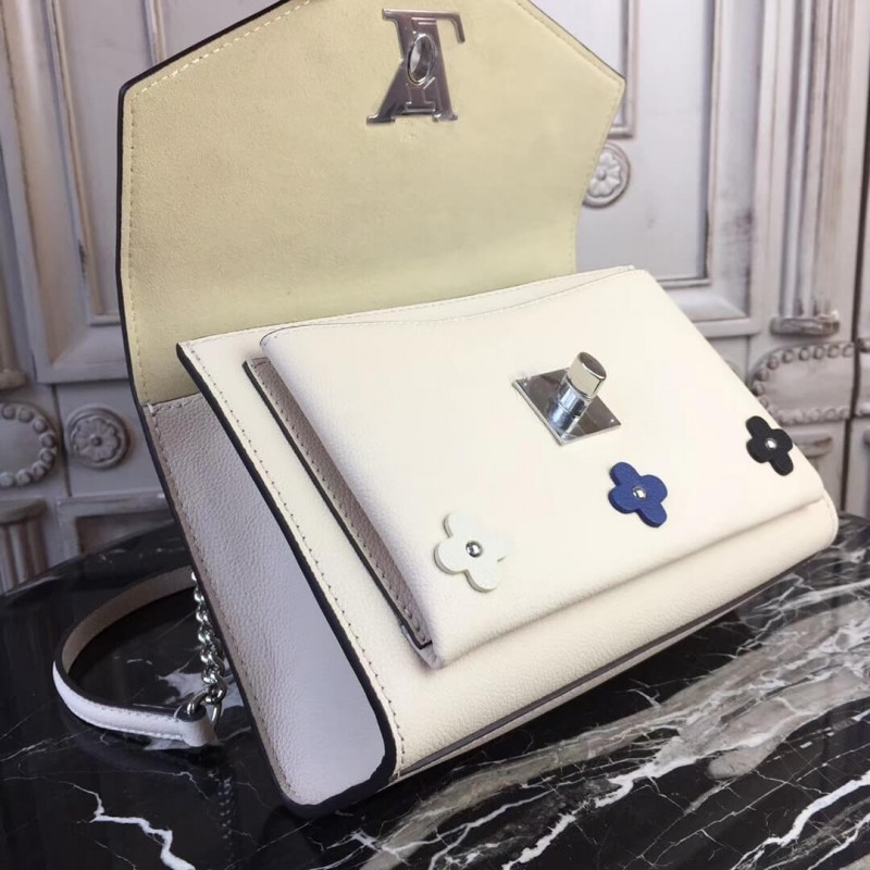 Louis Vuitton Calfskin Leather Mylockme BB M53080-6