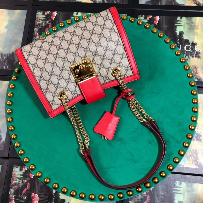 Gucci candado pequeño GG Shoulder Bolsa 498156-3