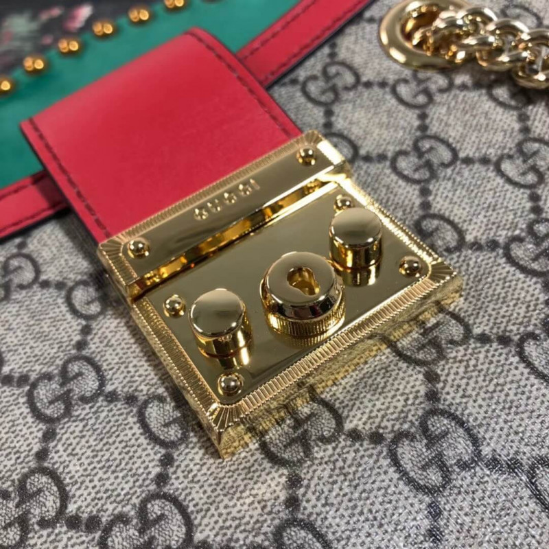 Gucci candado pequeño GG Shoulder Bolsa 498156-7