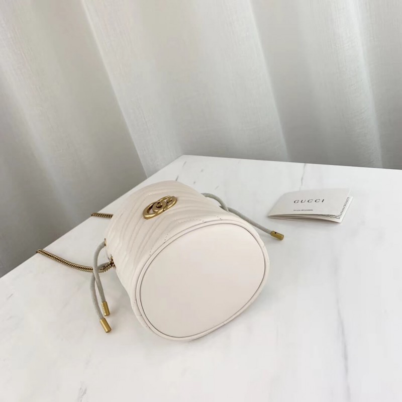 Gucci GG Marmont Matelasse Mini Bucket Bolsa 575163-2