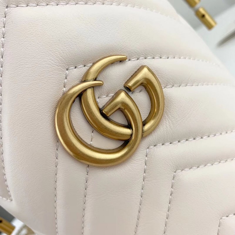 Gucci GG Marmont Matelasse Mini Bucket Bolsa 575163-7