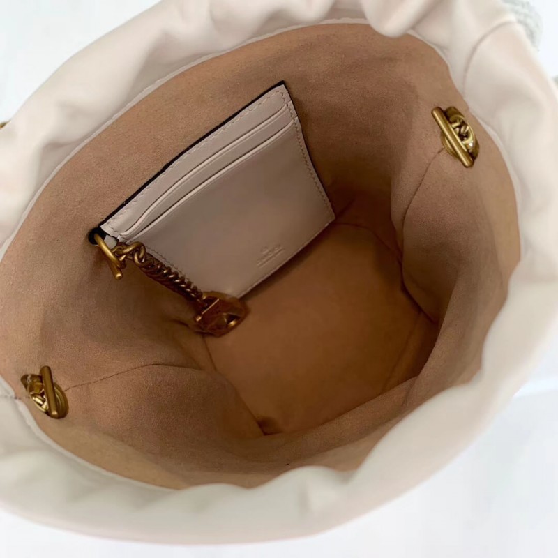 Gucci GG Marmont Matelasse Mini Bucket Bolsa 575163-8