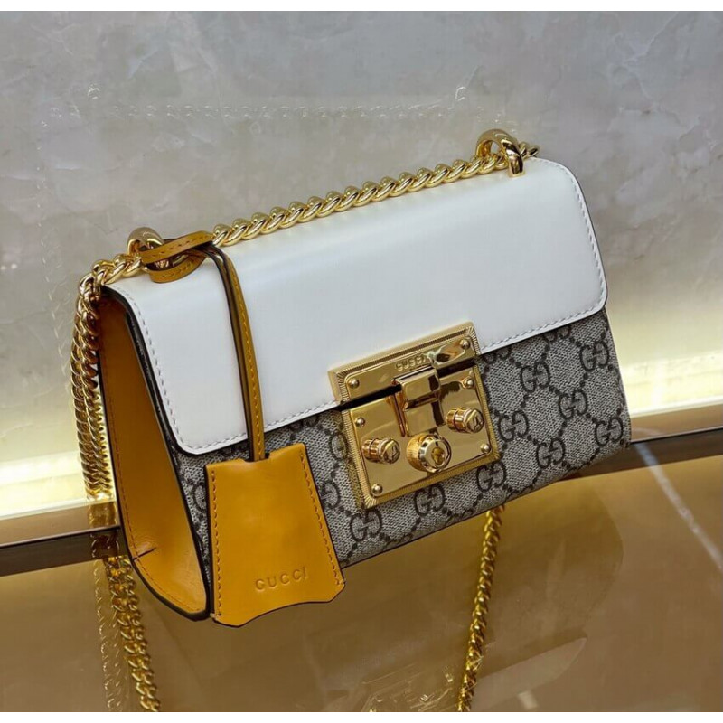 Gucci candado pequeño GG Shoulder Bolsa 409487-11