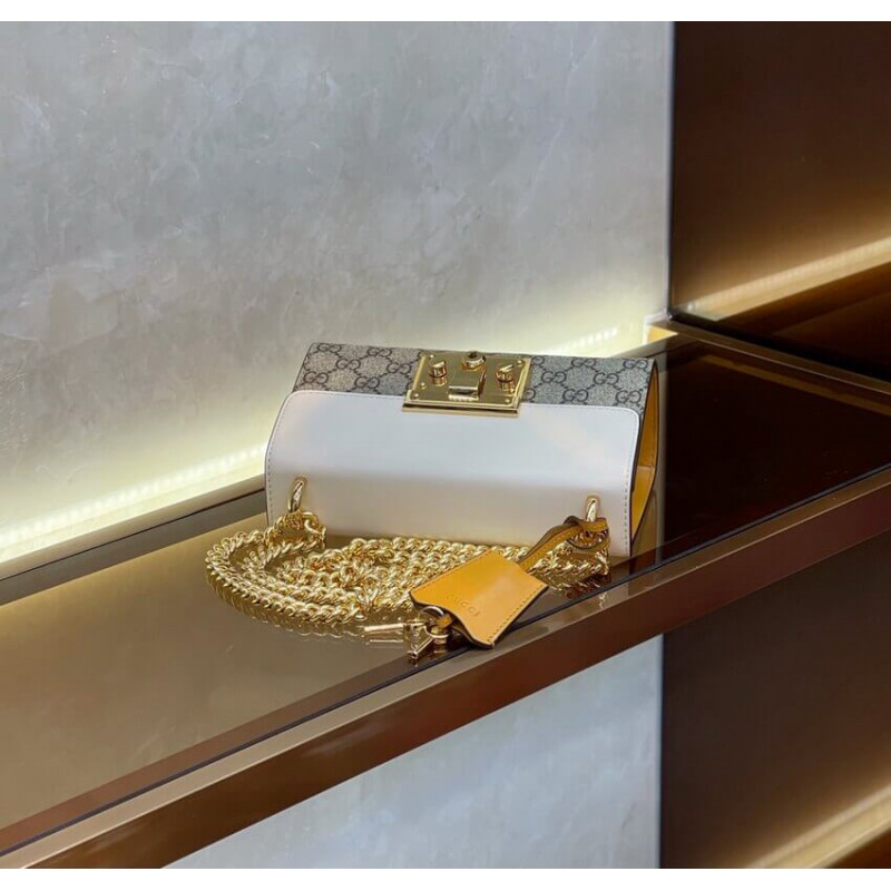 Gucci candado pequeño GG Shoulder Bolsa 409487-13