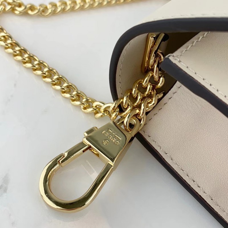 Gucci Sylvie Leather Super Mini Bolsa 494646-7