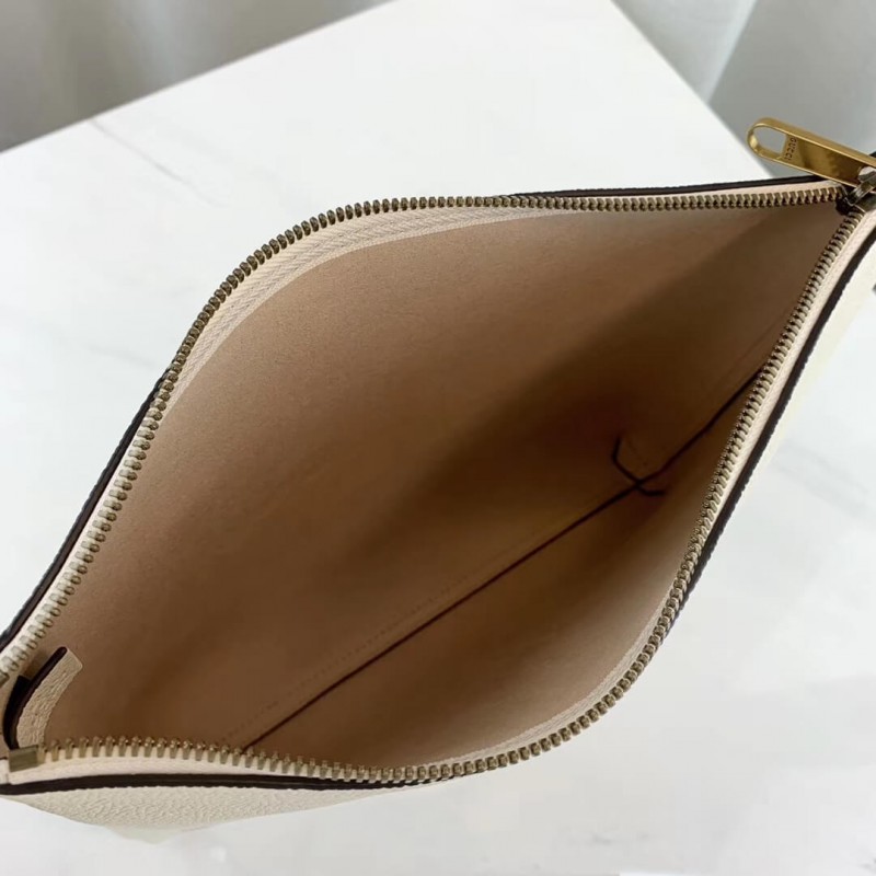 Portafolio mediano de cuero impreso Gucci 500981-8