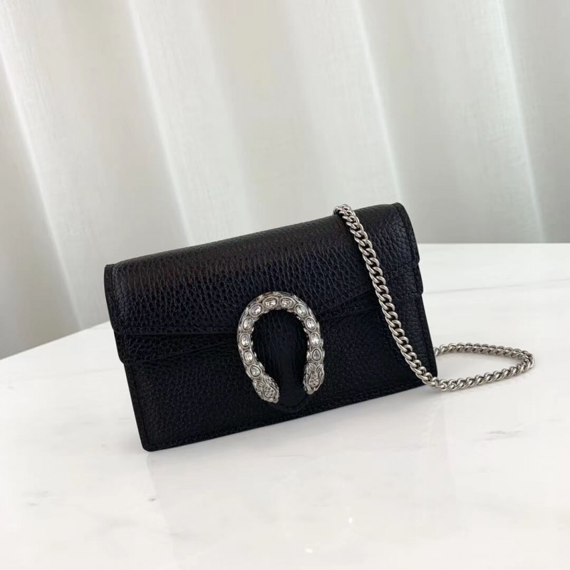 Gucci Dionysus Leather Super Mini Bolsa 476432-1