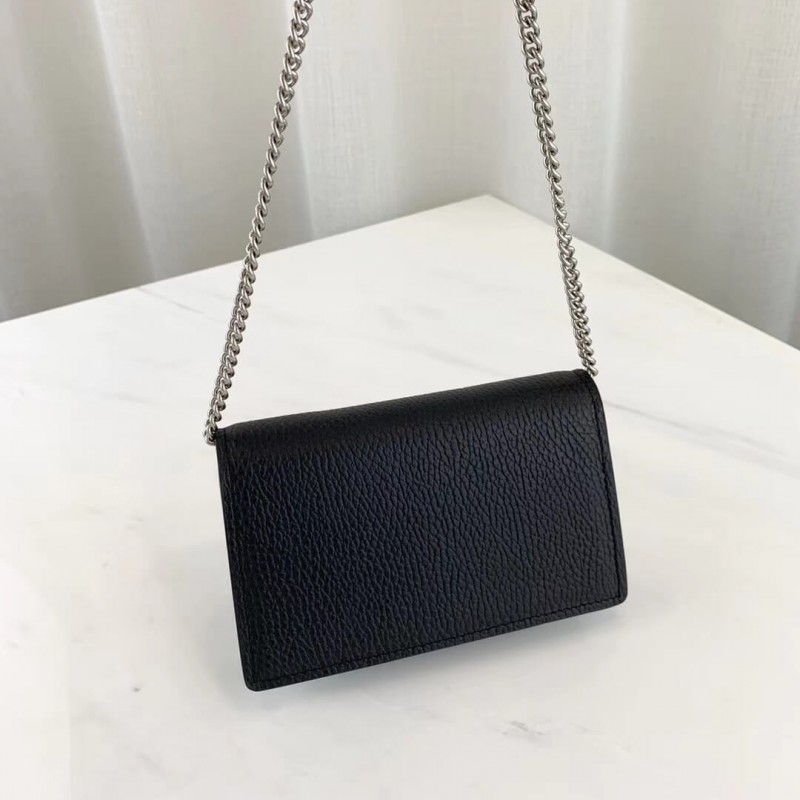 Gucci Dionysus Leather Super Mini Bolsa 476432-2