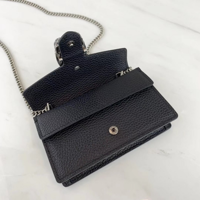 Gucci Dionysus Leather Super Mini Bolsa 476432-5