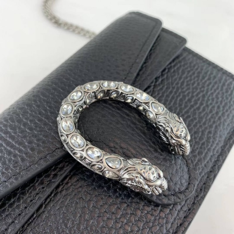 Gucci Dionysus Leather Super Mini Bolsa 476432-6