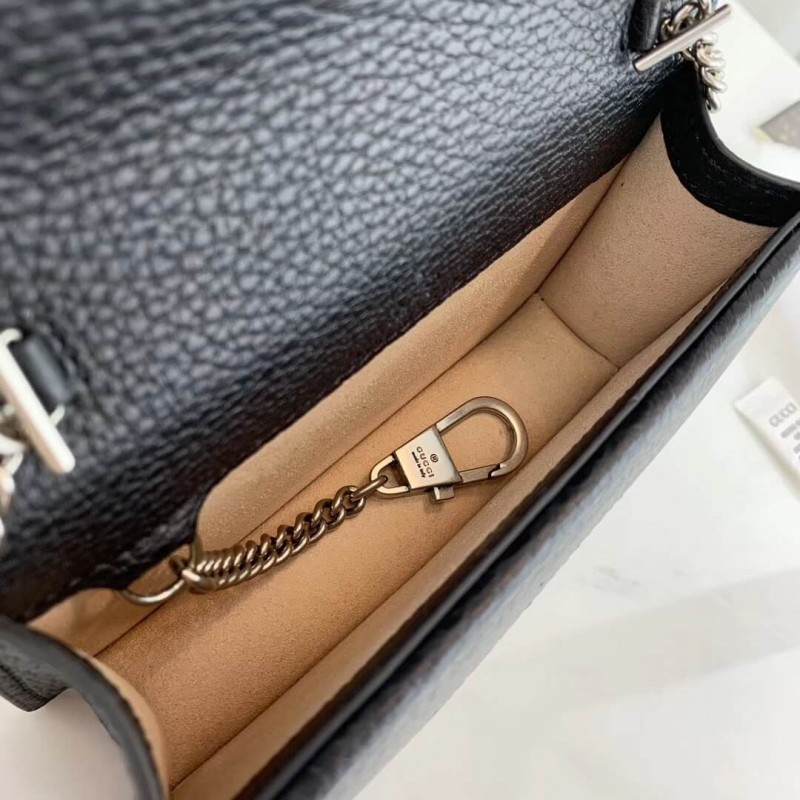 Gucci Dionysus Leather Super Mini Bolsa 476432-7