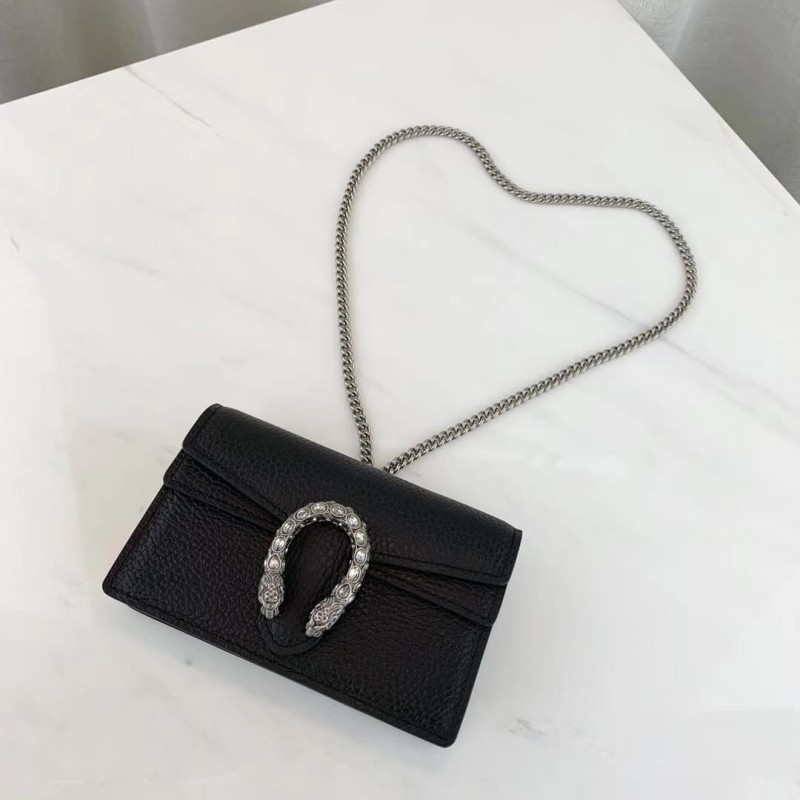 Gucci Dionysus Leather Super Mini Bolsa 476432-8