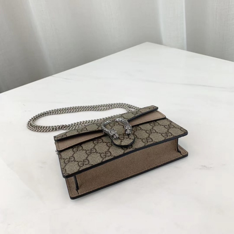 Gucci Dionysus GG Supreme Super Mini Bolsa 476432-3