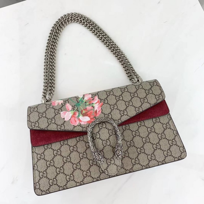 Gucci Dionyso Small GG Blooms Bolsa de hombro 400249-1
