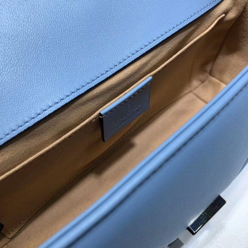 Gucci GG Marmont Matelasse Chevron Leather Mini Bolsa 446744-9